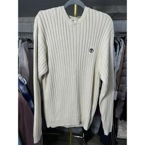 Timberland Weathergear Men's Beige Pullover Sweater Size L